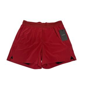 NWT Ten Thousand Session Short Mens Small Red With Liner 5 Inch Stretch